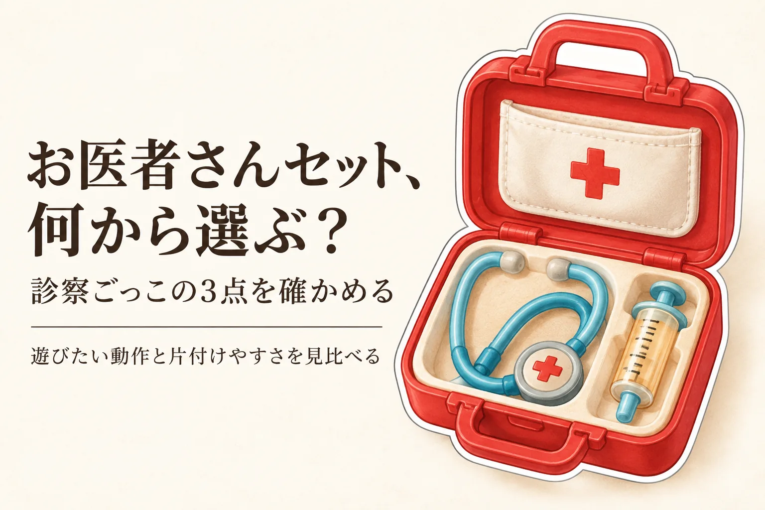 お医者さんセットごっこ遊び人気ランキング｜楽天でレビュー数の多い木製ドクターセットを比較